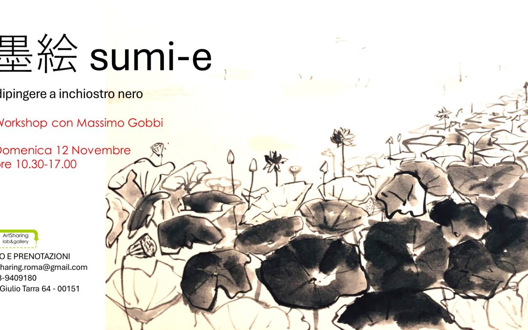 Workshop di Sumi-e, pittura giapponese a inchiostro