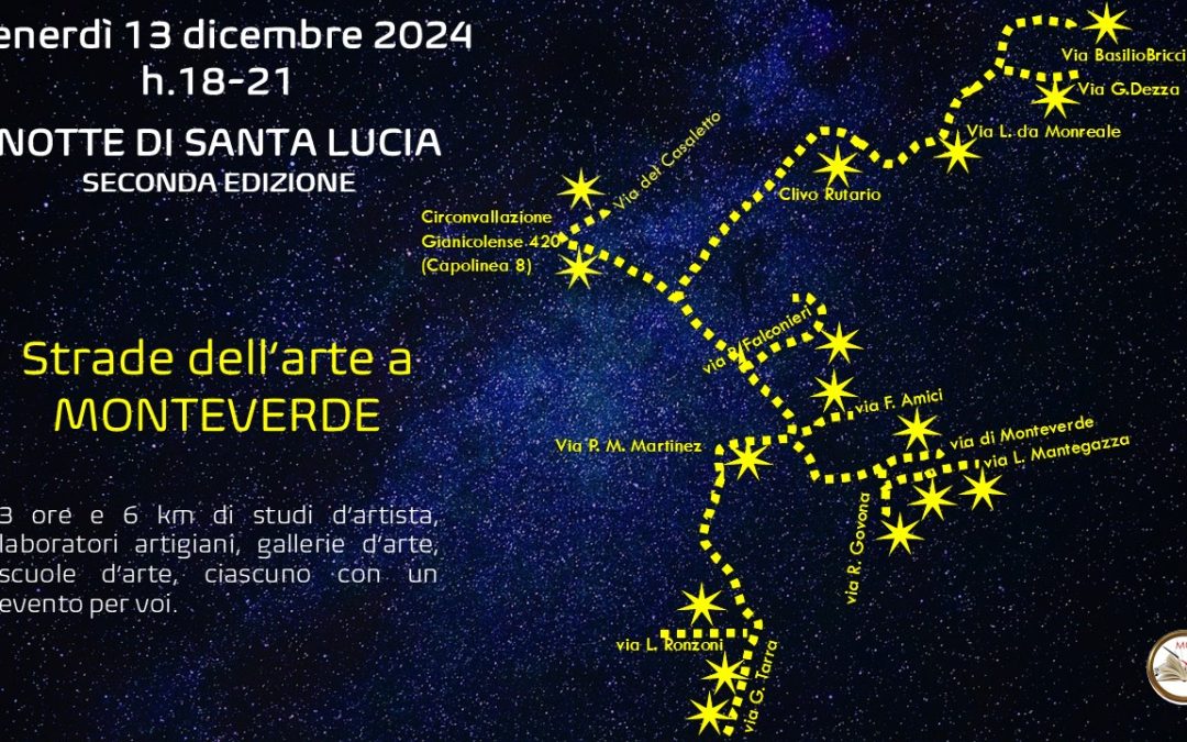 Strade dell’Arte a Monteverde – Seconda edizione 13 dicembre 2024