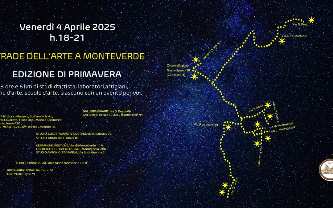 Strade dell’arte a Monteverde, edizione di Primavera 4 aprile 2025