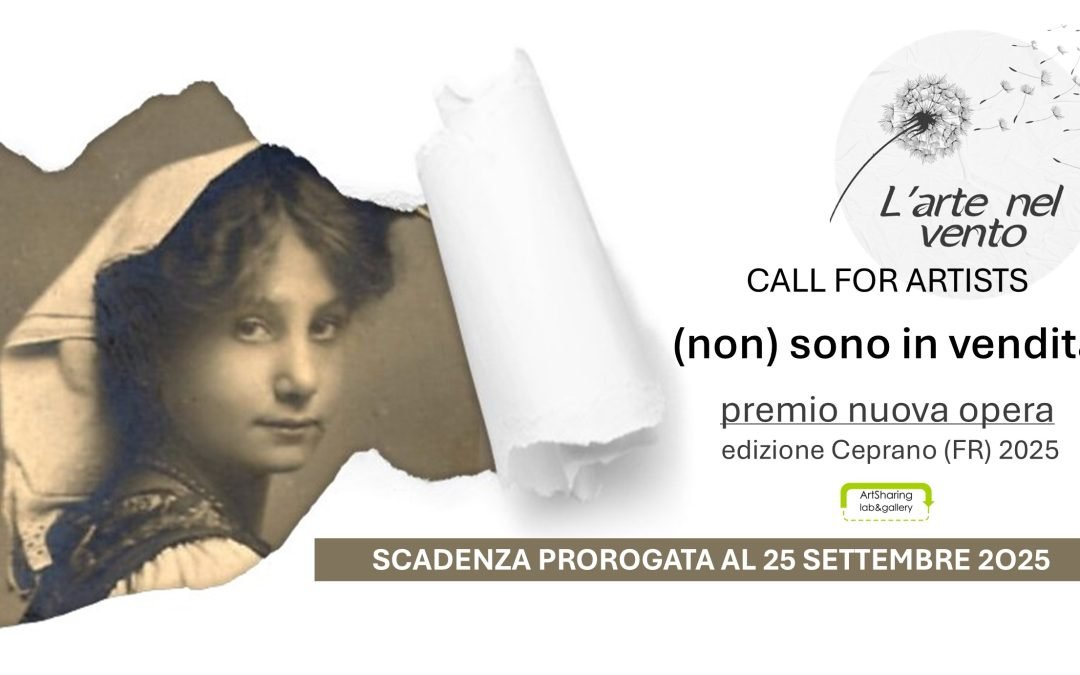 (non) sono in vendita. Bando nuova opera per L’arte nel vento